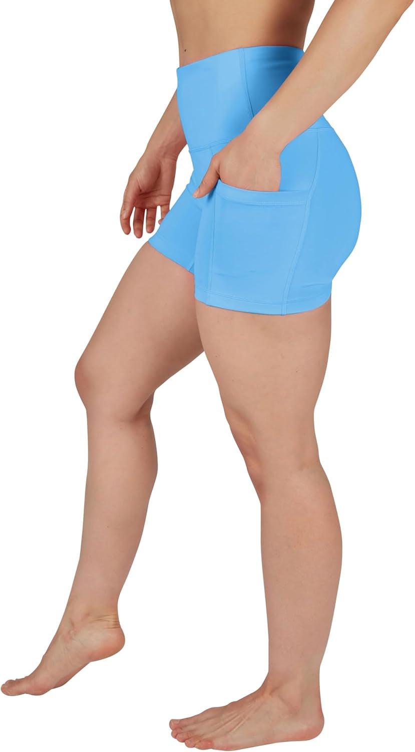 Womens High Waisted Biker Shorts Workout Running Spandex Yoga Shorts 3.5", 5", 7", 9".