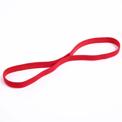 1 Pcs Women Sweatbands Football Yoga Pure Hair Bands Anti-Slip Elastic Rubber Thin Sports Headband Men Hair Accessories Headwrap