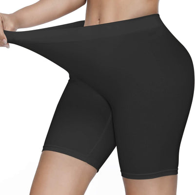 Women'S Slip Shorts for under Dresses, Seamless Smooth Comfortable Stretch Yoga & Bike Shorts.