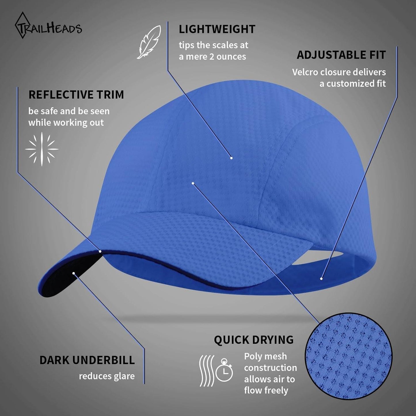 Women’S Race Day Running Hat and Multiband Gift Set.
