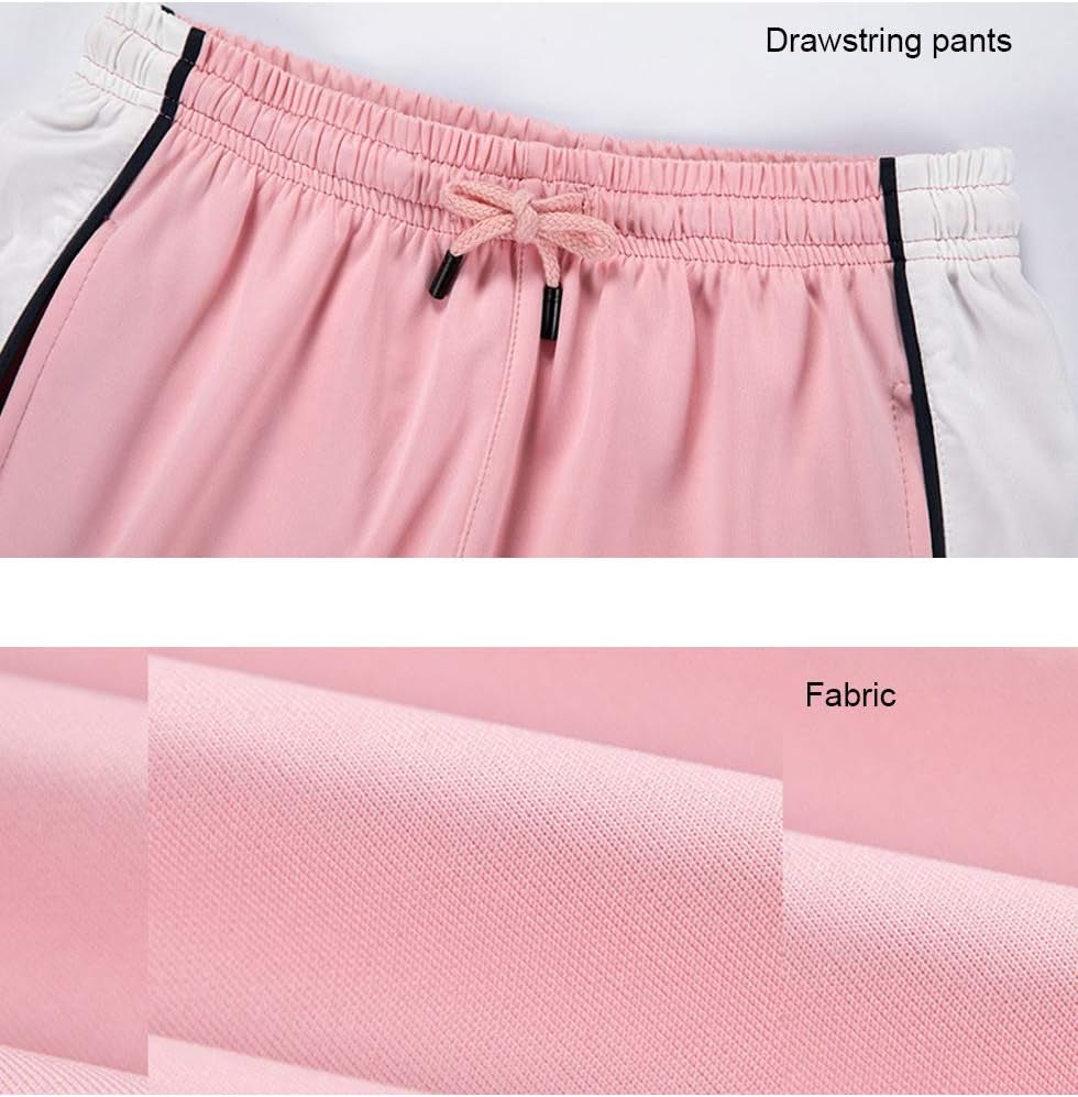 Women'S Tracksuit 2 Piece Outfit Casual Long Sleeve Sweat Suit Sports Jogging Suits Set Pink S