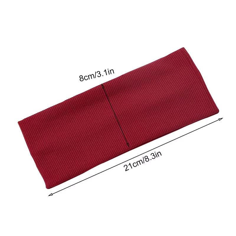 1 Pcs Women Sweatbands Football Yoga Pure Hair Bands Anti-Slip Elastic Rubber Thin Sports Headband Men Hair Accessories Headwrap