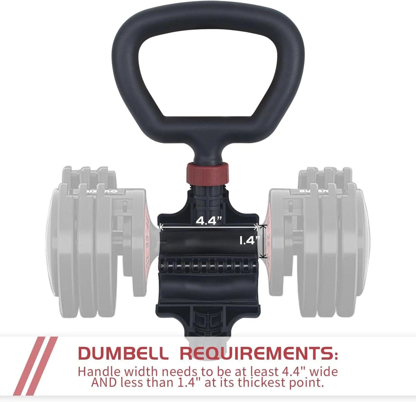 Barbell to Kettlebells Converter Adjustable 200 Lb.