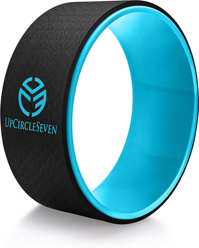 Back Roller & Yoga Wheel - Relieve Lower & Upper Back Pain & Stiffness - Therapeutically Stretch, Mobilize & Decompress Your Spine - Increase Mobility, Flexibility & Alignment.