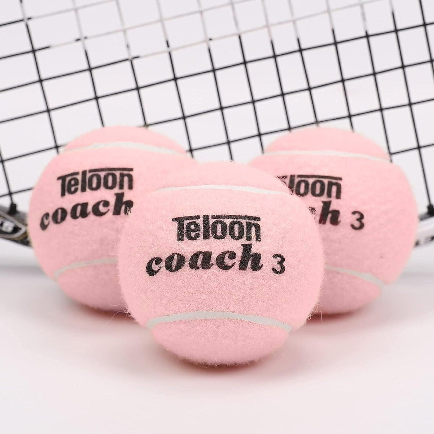 Pressure Training Tennis Balls-12 or 18 Count-Mesh Carry Bag,4 Colors Available,Pressureless Training Exercise Tennis Balls for Beginners..