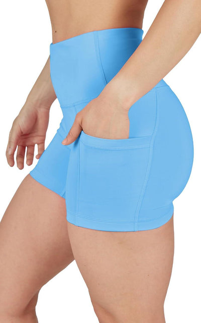 Womens High Waisted Biker Shorts Workout Running Spandex Yoga Shorts 3.5", 5", 7", 9".