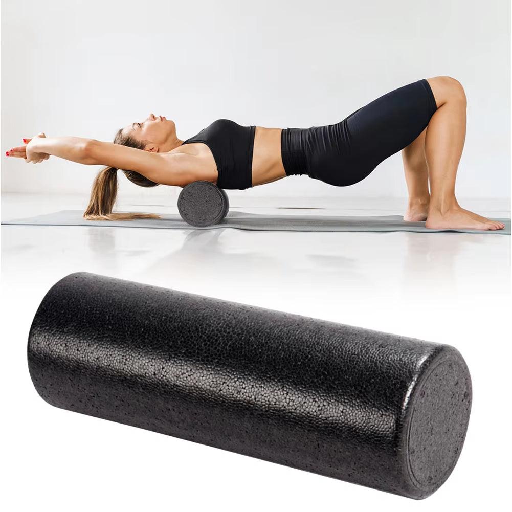 12 Inch Solid Core Back Foam Roller High-Density round Foam Roller Deep Tissue Massager for Exercise Massage Muscle Recovery.