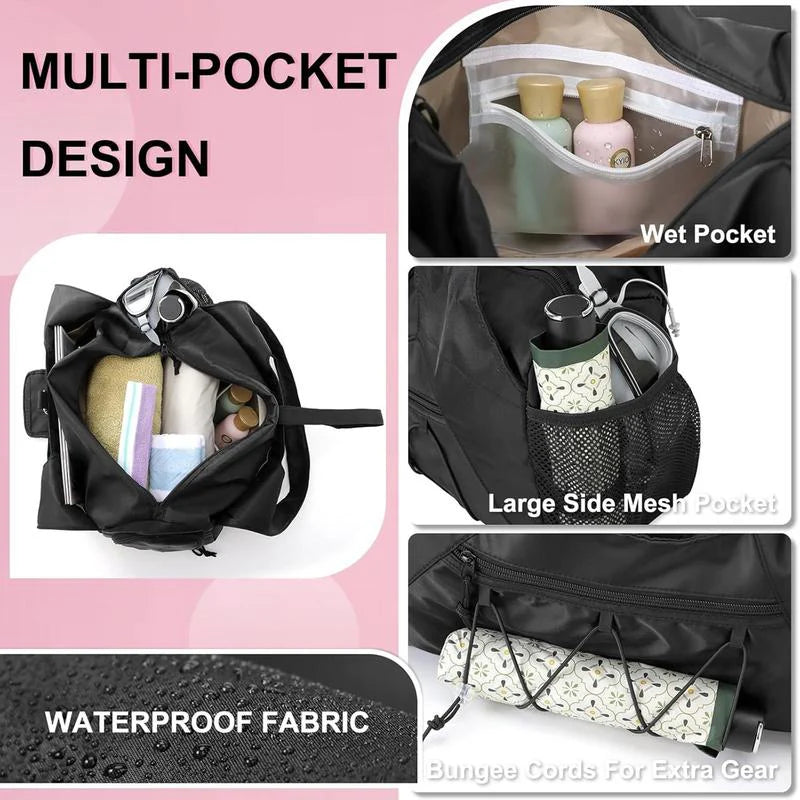 Yoga Mat Bag with Shoe Pocket.