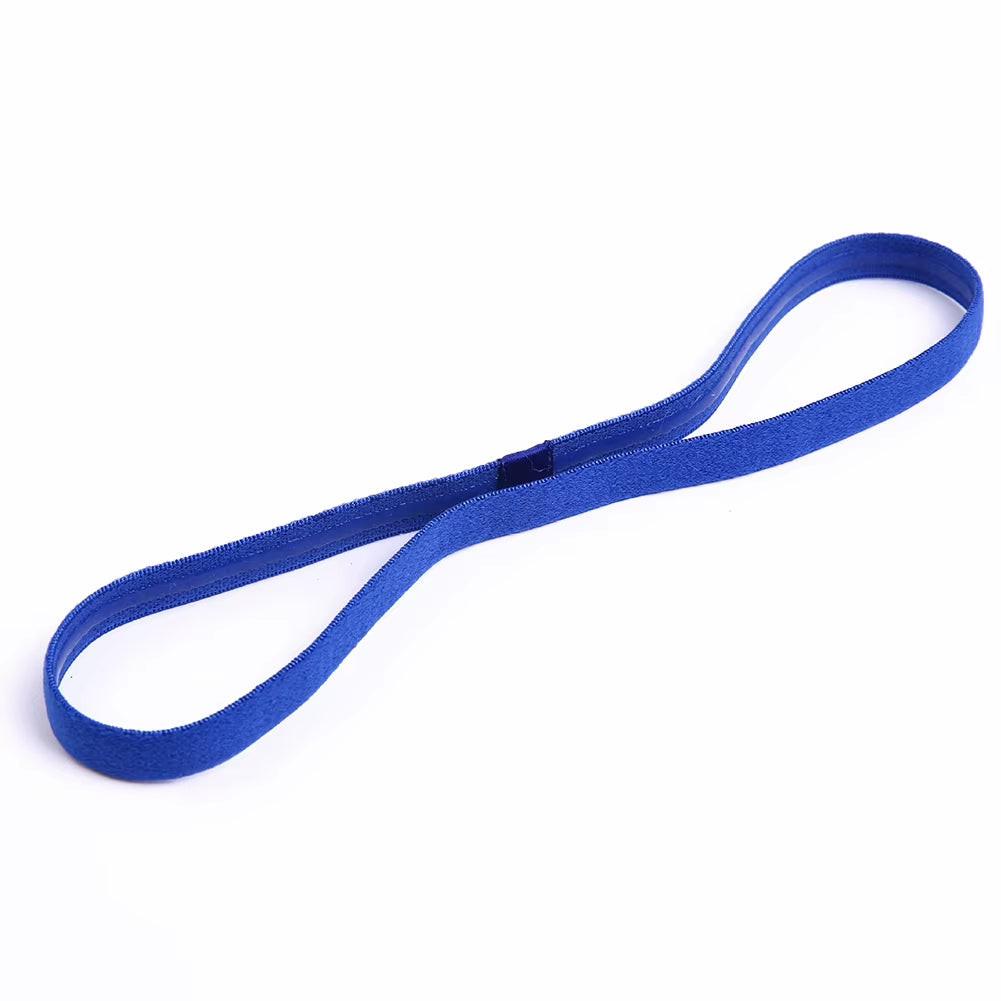 1 Pcs Women Sweatbands Football Yoga Pure Hair Bands Anti-Slip Elastic Rubber Thin Sports Headband Men Hair Accessories Headwrap
