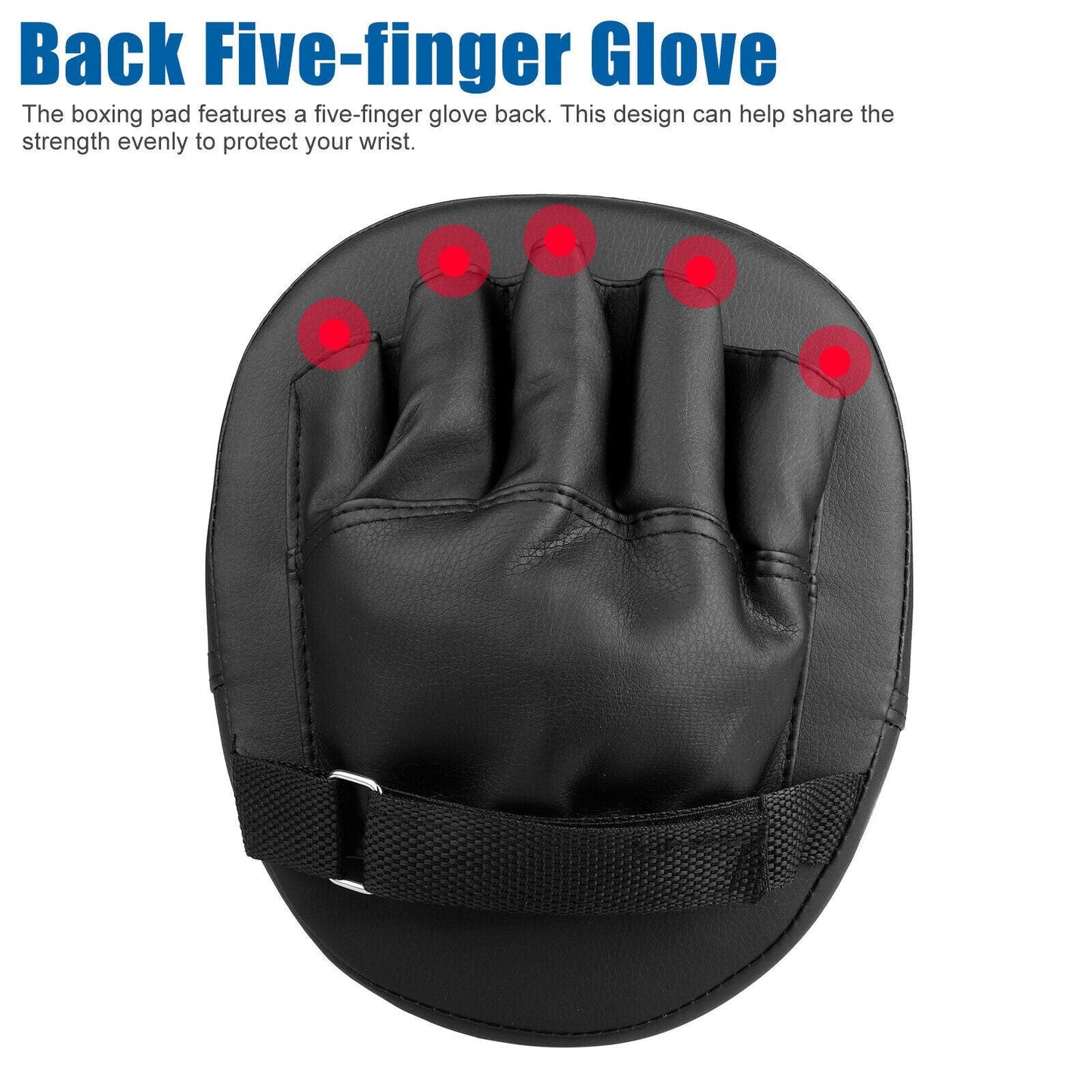 2PCS MMA Boxing Punching Mitts Sparring Gloves Kick Target Focus Training Pads.