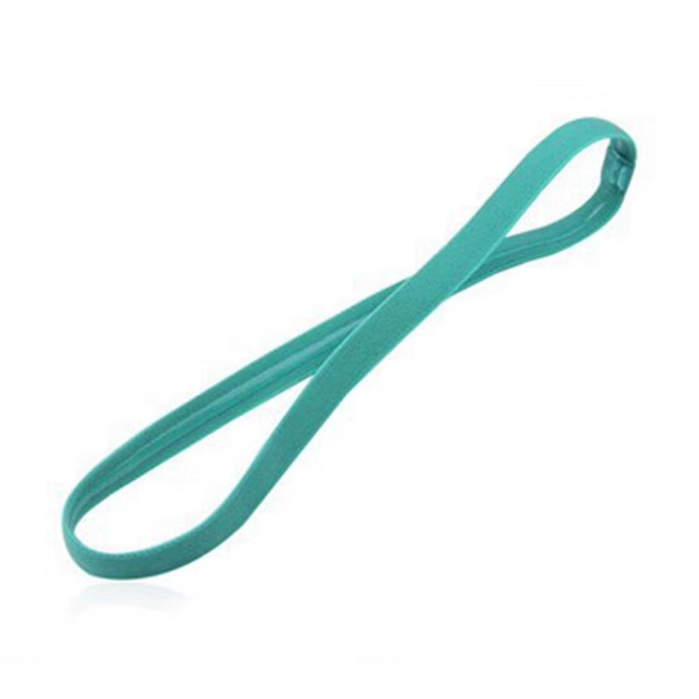 1 Pcs Women Sweatbands Football Yoga Pure Hair Bands Anti-Slip Elastic Rubber Thin Sports Headband Men Hair Accessories Headwrap