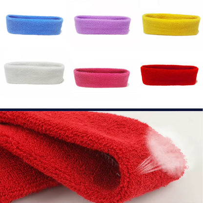 New Outdoor Sport Sweatband Headband Yoga Gym Unisex Stretch Solid Color Hair Band Men Hairband Women Sports Fitness Supplies