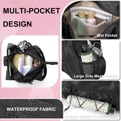 Yoga Mat Bag with Shoe Pocket.