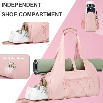 Yoga Mat Bag with Shoe Pocket.